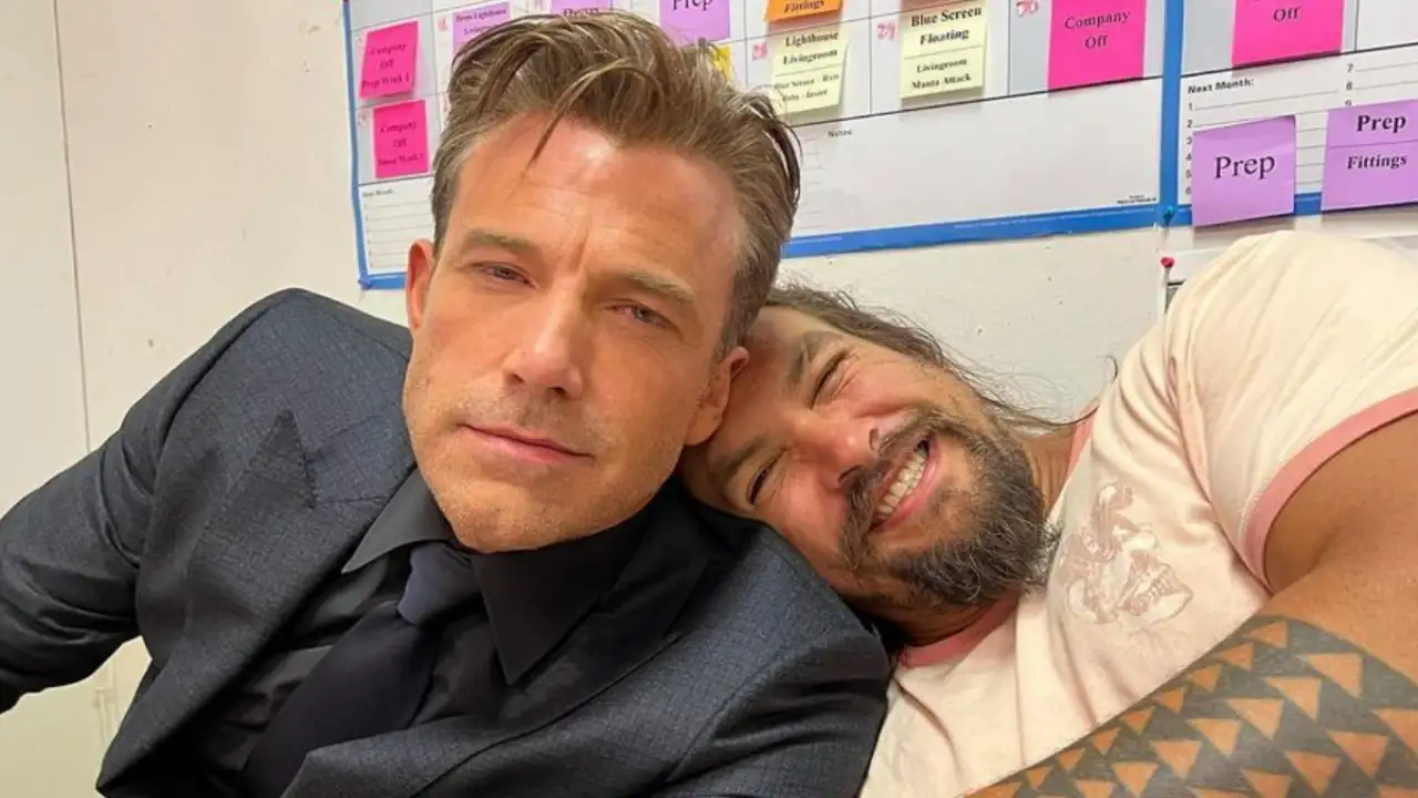 Jason Momoa REVEALS Ben Affleck's Batman return in Aquaman 2 with reunion snap; Ian Som...