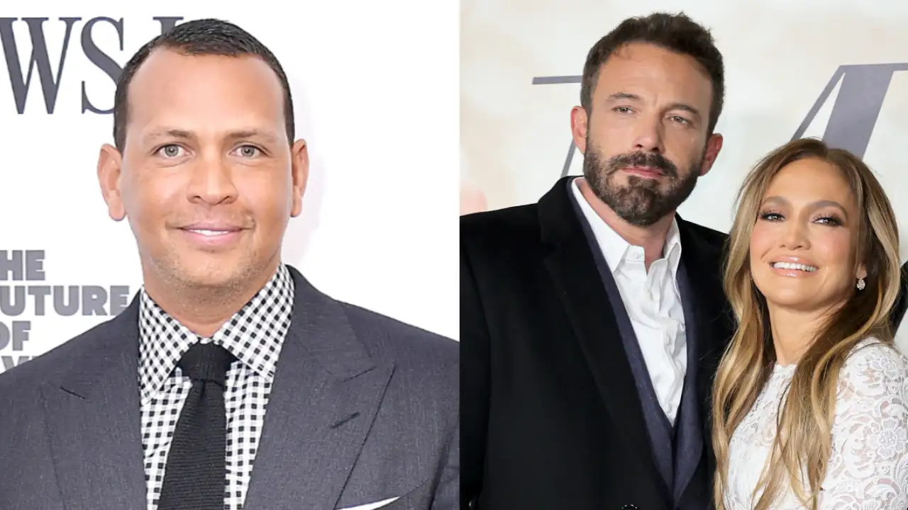 Jennifer Lopez's ex Alex Rodriguez is 'happy' for her and Ben Affleck after their Vegas...