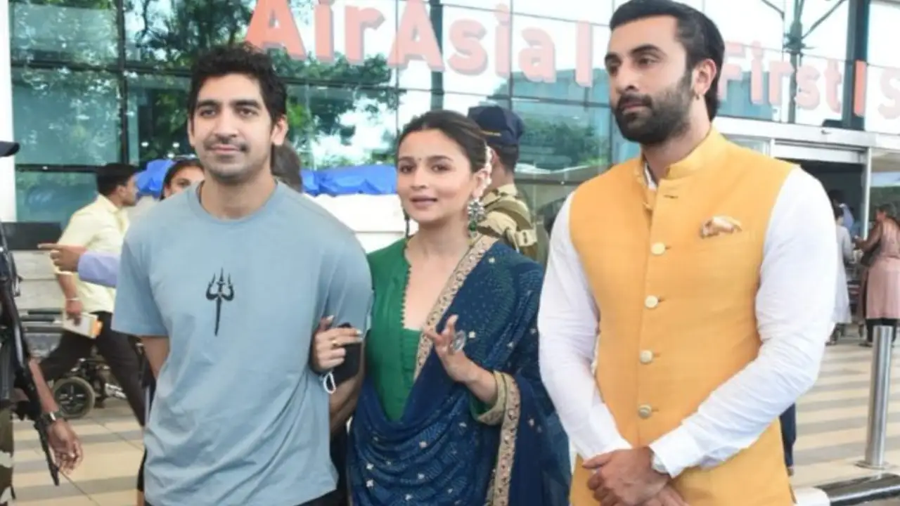 Brahmastra: Alia Bhatt and Ranbir Kapoor channel their inner Isha and Shiva in traditional attires; PHOTOS