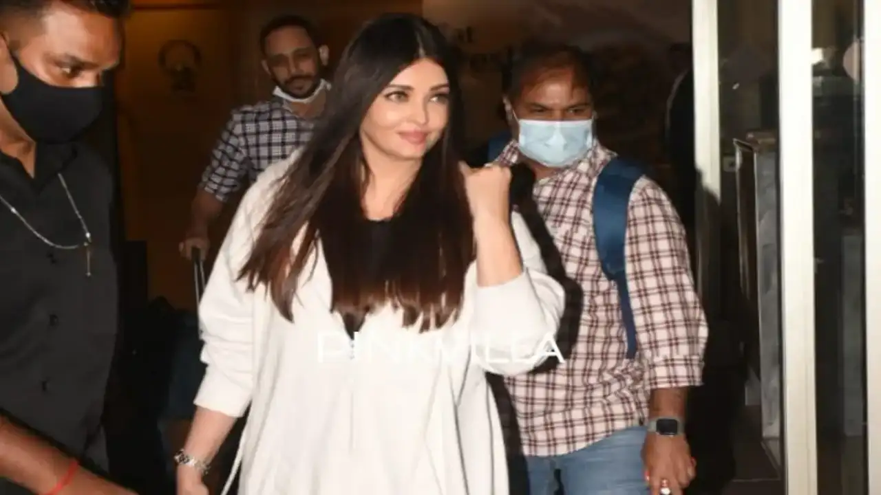 Aishwarya Rai Bachchan looks like a breath of fresh air as she gets clicked at airport; PICS