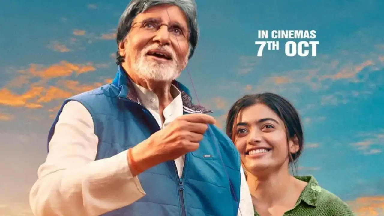Goodbye: Amitabh Bachchan and Rashmika Mandanna are cool 'kite-flying' partners in FIRST LOOK; Film out Oct 7
