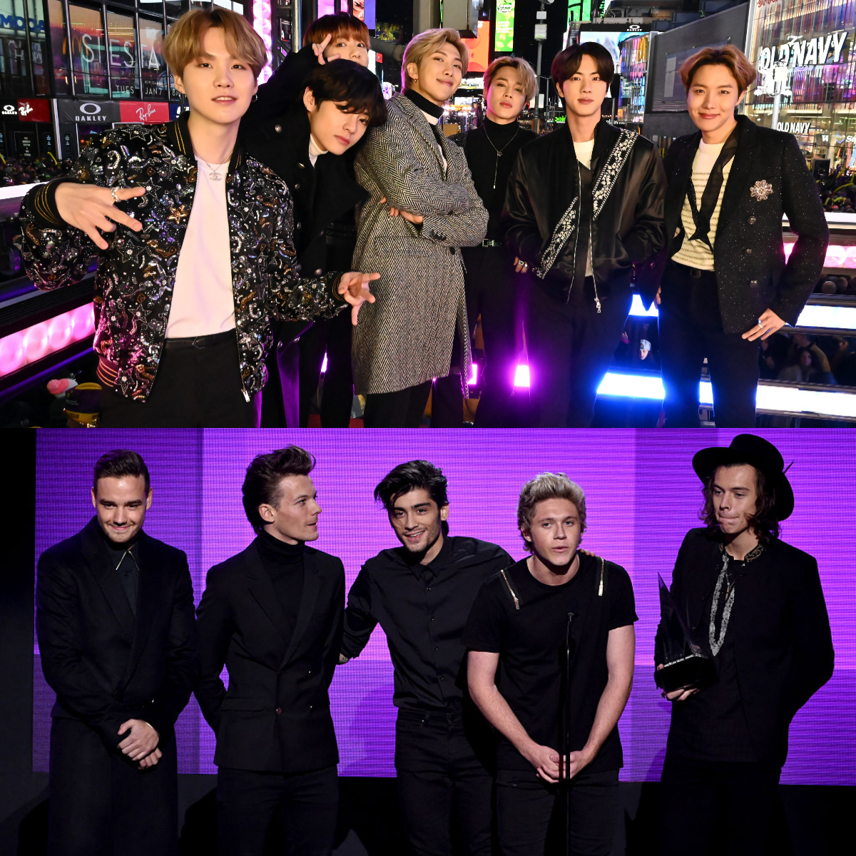 BTS One Direction Squad Poll