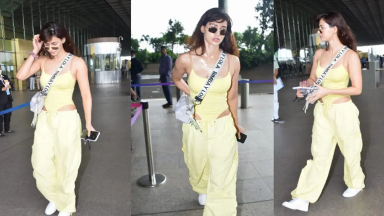 Disha Patani's Bimba y Lola cross-body bag is all kinds of casual style goals; Here’s how she styled it