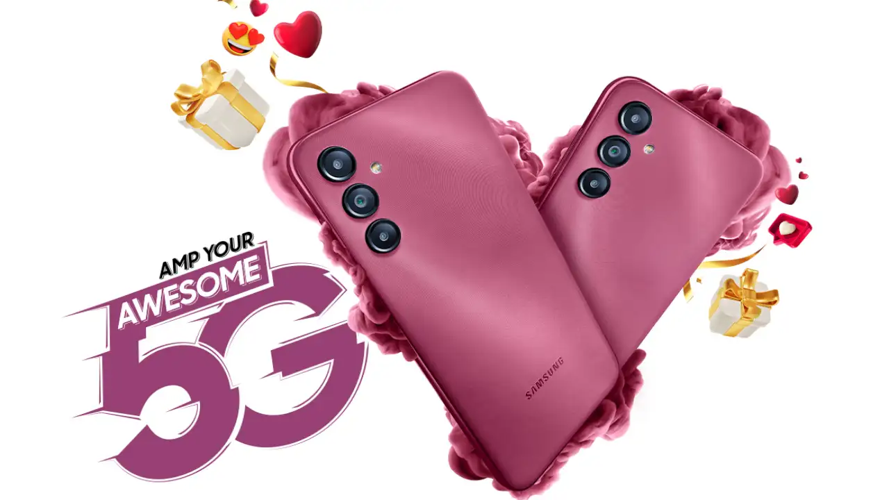 From outfits to gifts, here’s how you make a statement with Dark Red Galaxy A14 5G on V...