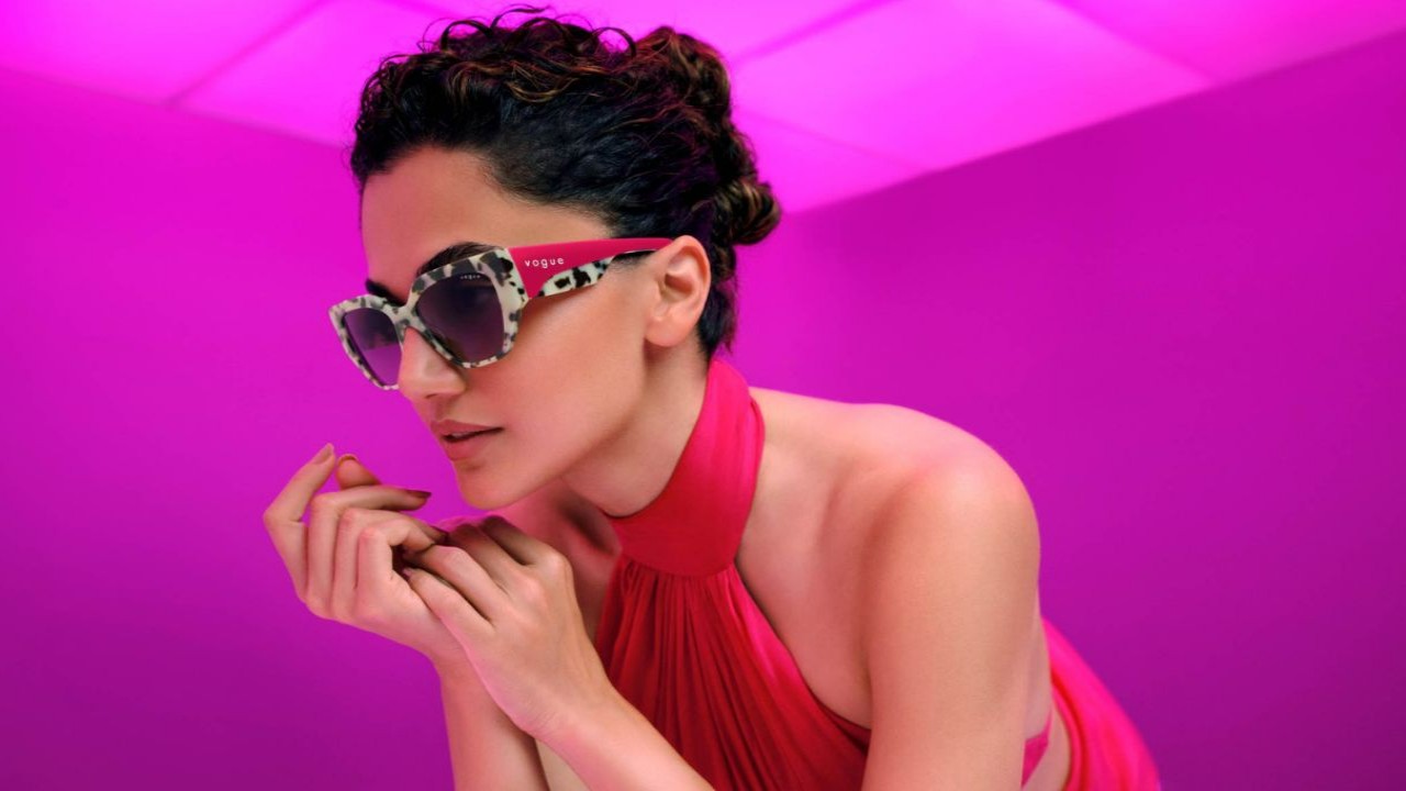 Chic, bold, timeless: Taapsee Pannu shines in Vogue Eyewear’s 50th-anniversary campaign
