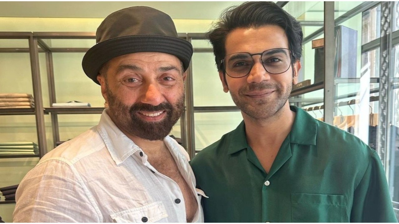 Rajkummar Rao shares happy picture with 'man of the hour' Sunny Deol; congratulates him on success of Gadar 2