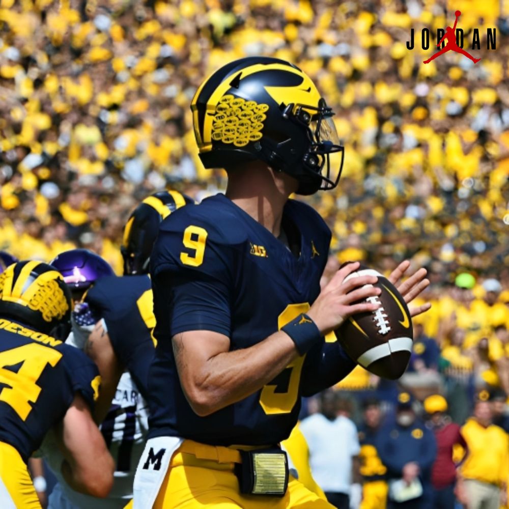 Why is Michigan football sponsored by Michael Jordan’s Air Jordan brand?