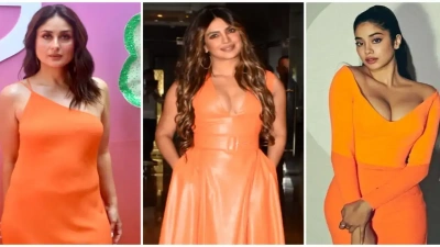 Kareena Kapoor, Priyanka Chopra to Janhvi Kapoor: 7 Celebs in all glow, wow in tangerine dresses
